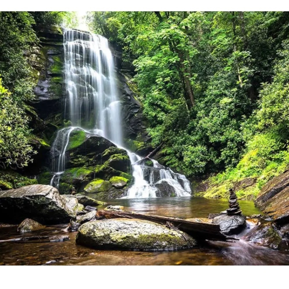 Waterfall Nature Wall Mural - Scenic Home Decor
